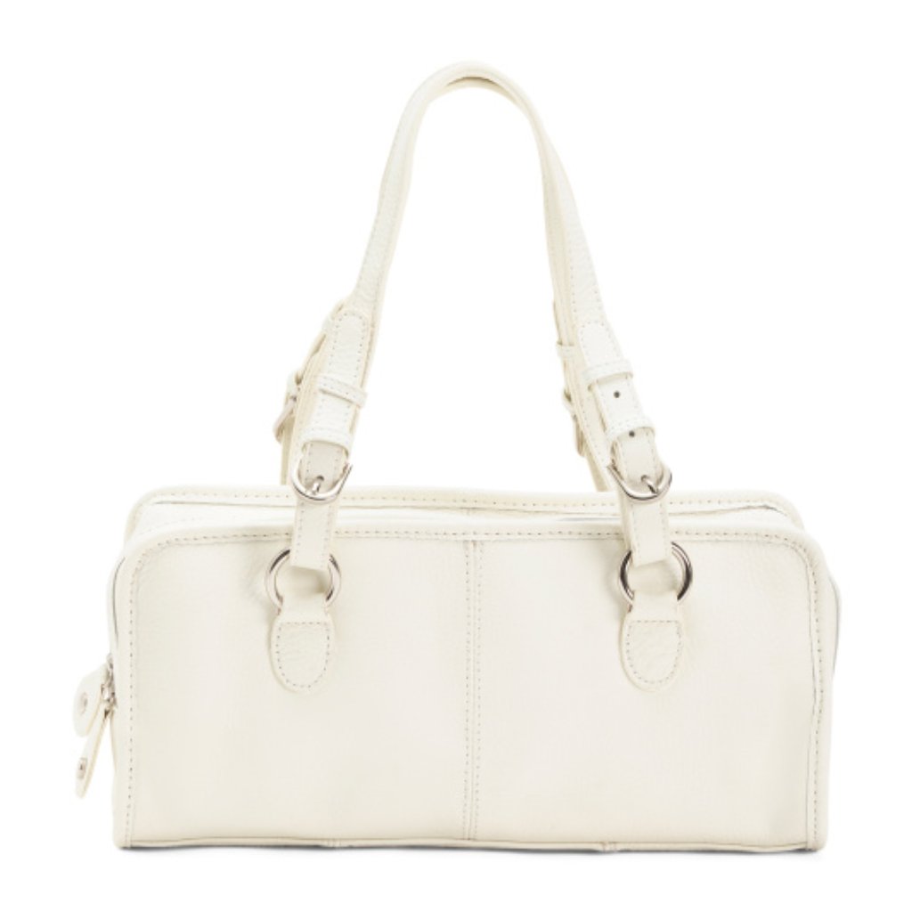 Amerileather Leather Classy Belt Stitched Satchel
